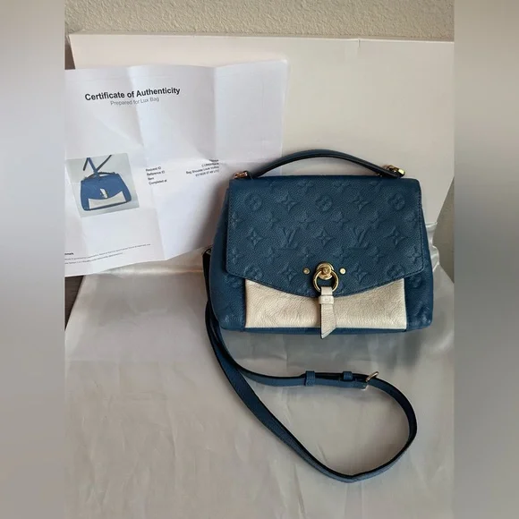 Louis Vuitton Blanche BB Monogram Empreinte Celeste Crossbody Bag - Picture 16 of 16